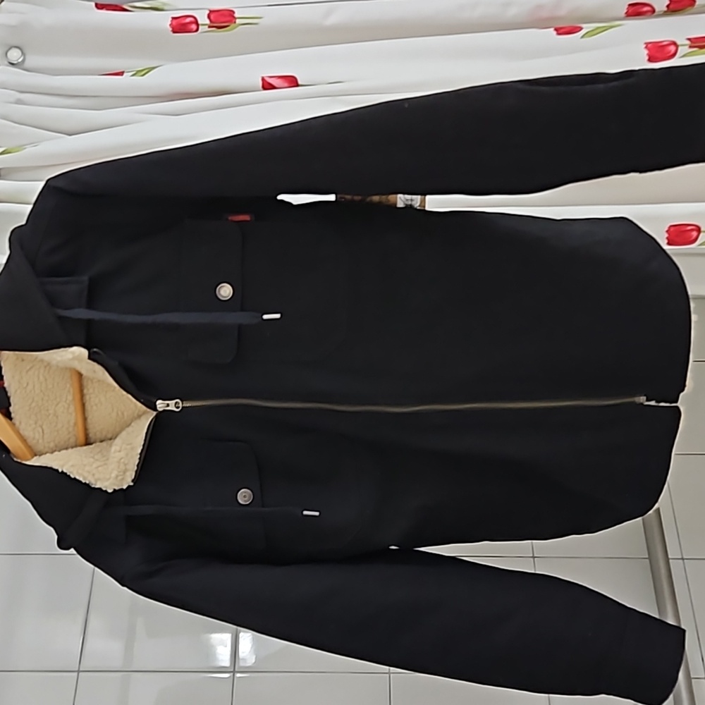 Tough Duck Black Men's Fleece Lined Jacket Size Small